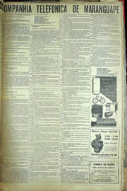 Página do jornal Unitário de maio de 1957