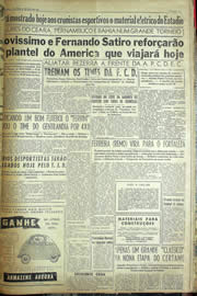Página do jornal Unitário de maio de 1957