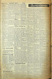 Página do jornal Unitário de maio de 1957