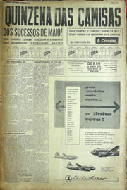 Página do jornal Unitário de maio de 1957