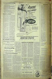 Página do jornal Unitário de maio de 1957
