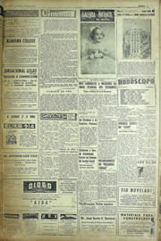 Página do jornal Unitário de maio de 1957