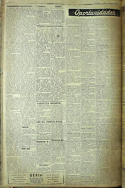 Página do jornal Unitário de maio de 1957