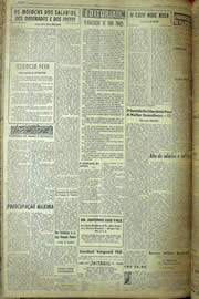 Página do jornal Unitário de maio de 1957