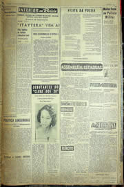 Página do jornal Unitário de maio de 1957