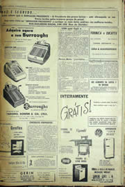 Página do jornal Unitário de maio de 1957