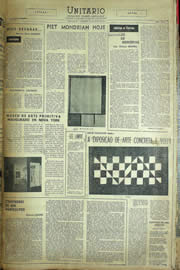 Página do jornal Unitário de maio de 1957