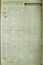 Página do jornal Unitário de maio de 1957