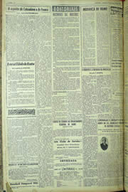 Página do jornal Unitário de junho de 1957