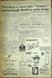 Página do jornal Unitário de junho de 1957