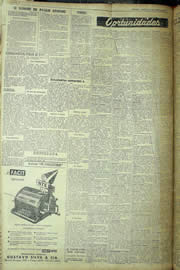 Página do jornal Unitário de junho de 1957