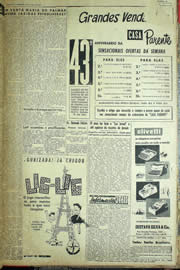 Página do jornal Unitário de junho de 1957