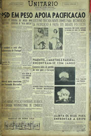Página do jornal Unitário de junho de 1957