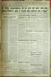 Página do jornal Unitário de junho de 1957