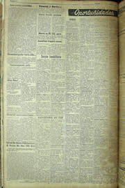 Página do jornal Unitário de junho de 1957