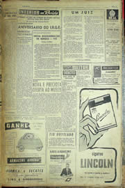 Página do jornal Unitário de junho de 1957