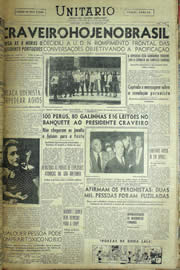Página do jornal Unitário de junho de 1957