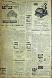 Página do jornal Unitário de junho de 1957
