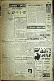 Página do jornal Unitário de junho de 1957