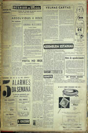 Página do jornal Unitário de junho de 1957