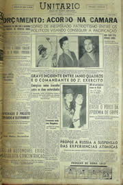 Página do jornal Unitário de junho de 1957