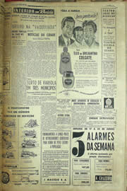Página do jornal Unitário de junho de 1957