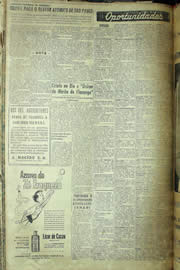 Página do jornal Unitário de junho de 1957