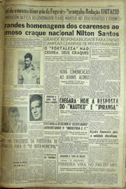 Página do jornal Unitário de junho de 1957