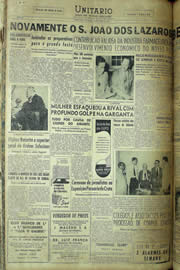 Página do jornal Unitário de junho de 1957