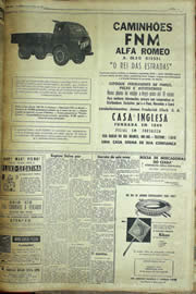 Página do jornal Unitário de junho de 1957