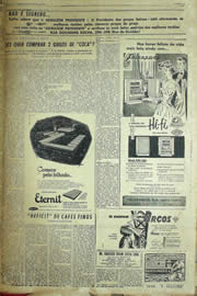 Página do jornal Unitário de junho de 1957