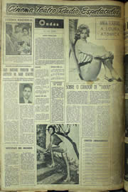 Página do jornal Unitário de junho de 1957