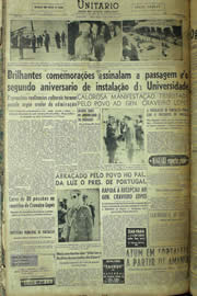 Página do jornal Unitário de junho de 1957