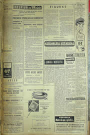 Página do jornal Unitário de junho de 1957