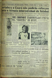 Página do jornal Unitário de junho de 1957
