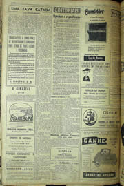 Página do jornal Unitário de junho de 1957