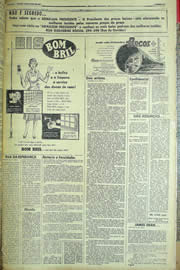 Página do jornal Unitário de junho de 1957