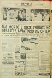 Página do jornal Unitário de julho de 1957