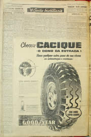 Página do jornal Unitário de julho de 1957