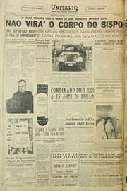 Página do jornal Unitário de julho de 1957