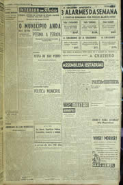 Página do jornal Unitário de julho de 1957