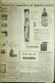Página do jornal Unitário de julho de 1957