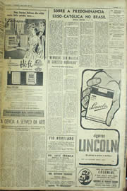 Página do jornal Unitário de julho de 1957
