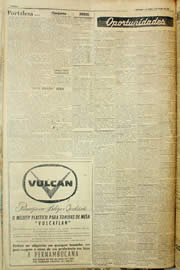 Página do jornal Unitário de julho de 1957