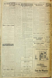 Página do jornal Unitário de julho de 1957