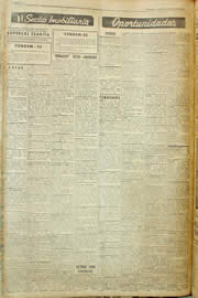 Página do jornal Unitário de julho de 1957