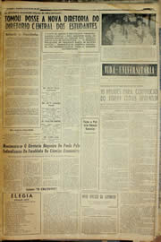 Página do jornal Unitário de julho de 1957