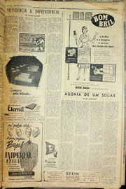 Página do jornal Unitário de julho de 1957