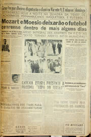Página do jornal Unitário de julho de 1957