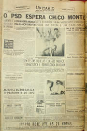Página do jornal Unitário de julho de 1957